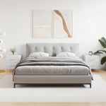 Casa si Gradina - Mobilier - Comode si corpuri - Noptiere - Noptiere, 2 buc., alb, 40x35x47,5 cm, lemn compozit - Infinity.ro