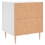 Casa si Gradina - Mobilier - Comode si corpuri - Noptiere - Noptiere, 2 buc., alb, 40x35x47,5 cm, lemn compozit - Infinity.ro