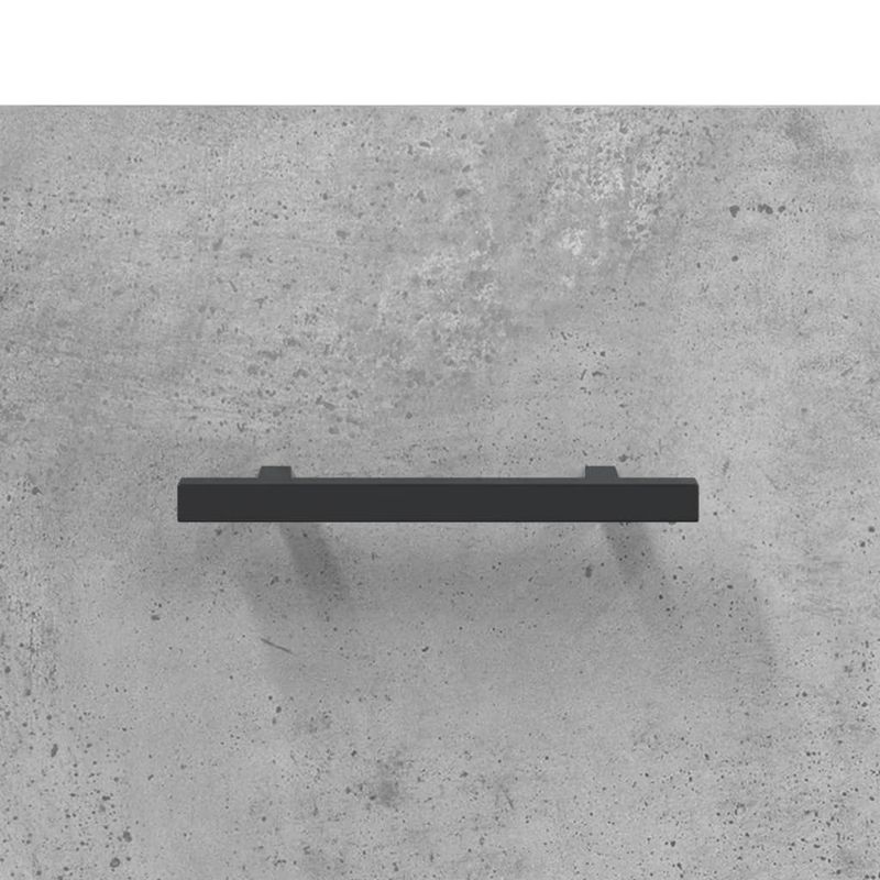 Casa si Gradina - Mobilier - Comode si corpuri - Noptiere - Noptiera, gri beton, 40x35x47,5 cm, lemn compozit - Infinity.ro