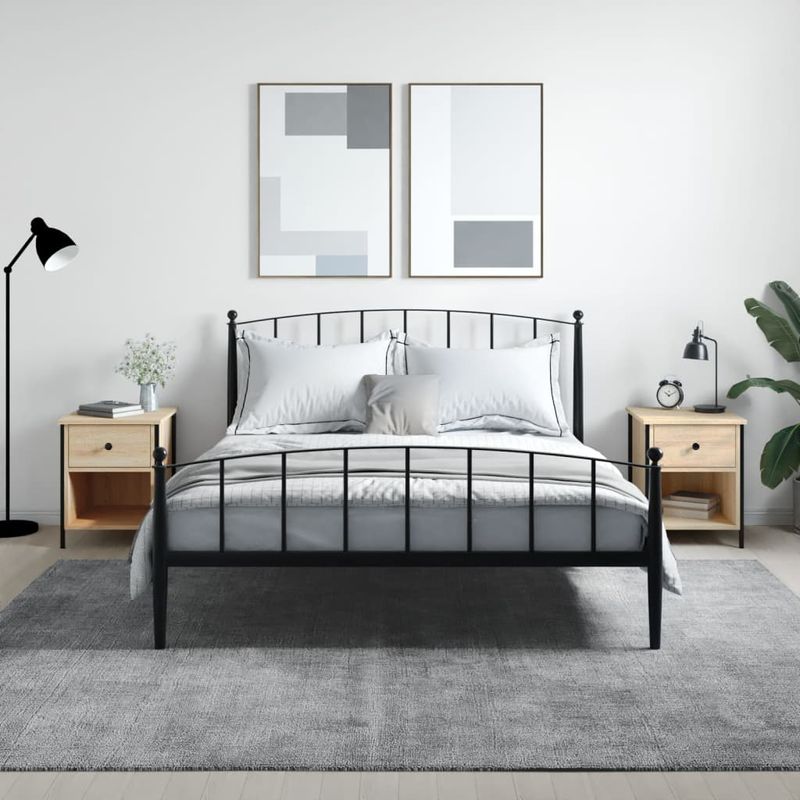 Casa si Gradina - Mobilier - Comode si corpuri - Noptiere - Noptiere, 2 buc., stejar sonoma, 40x42x50 cm, lemn compozit - Infinity.ro