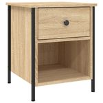 Casa si Gradina - Mobilier - Comode si corpuri - Noptiere - Noptiere, 2 buc., stejar sonoma, 40x42x50 cm, lemn compozit - Infinity.ro