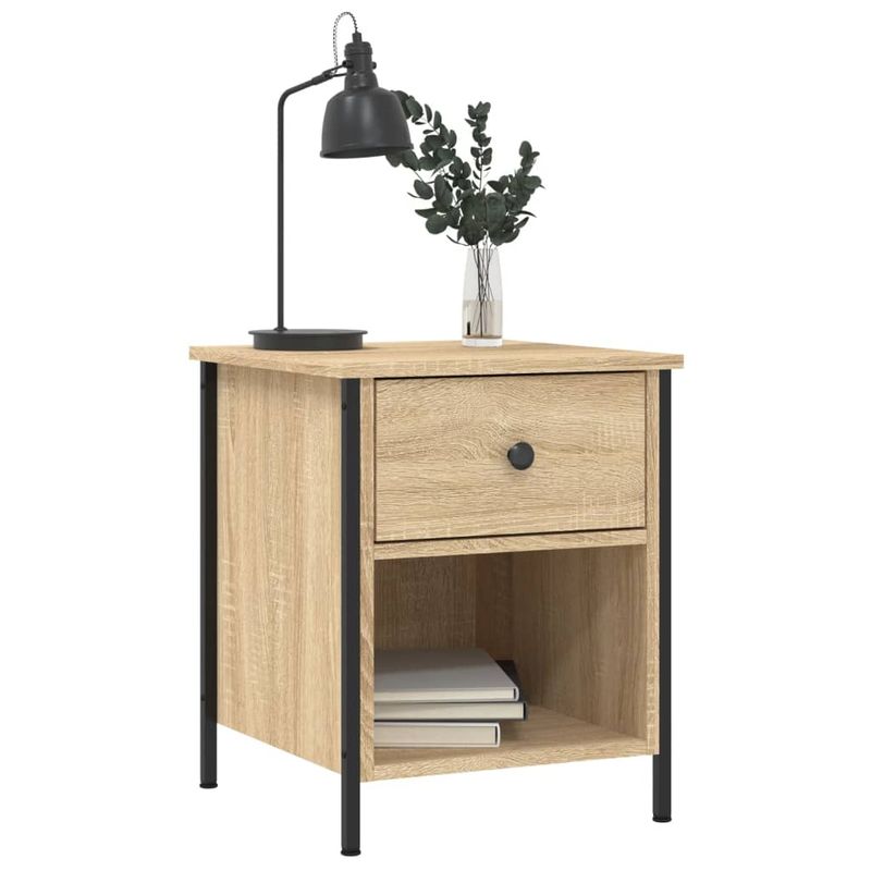 Casa si Gradina - Mobilier - Comode si corpuri - Noptiere - Noptiere, 2 buc., stejar sonoma, 40x42x50 cm, lemn compozit - Infinity.ro
