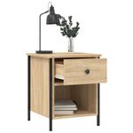 Casa si Gradina - Mobilier - Comode si corpuri - Noptiere - Noptiere, 2 buc., stejar sonoma, 40x42x50 cm, lemn compozit - Infinity.ro