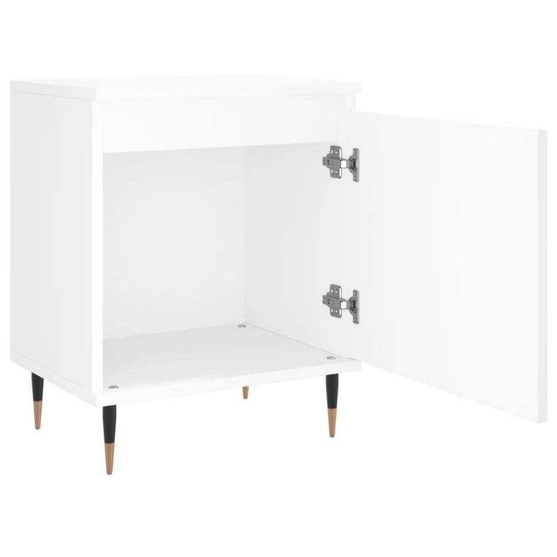 Casa si Gradina - Mobilier - Comode si corpuri - Noptiere - Noptiere, 2 buc, alb, 40x30x50 cm, lemn compozit - Infinity.ro