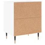 Casa si Gradina - Mobilier - Comode si corpuri - Noptiere - Noptiere, 2 buc, alb, 40x30x50 cm, lemn compozit - Infinity.ro