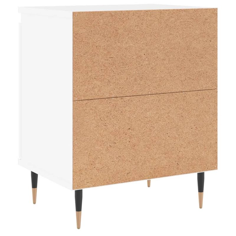 Casa si Gradina - Mobilier - Comode si corpuri - Noptiere - Noptiere, 2 buc, alb, 40x30x50 cm, lemn compozit - Infinity.ro