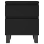 Casa si Gradina - Mobilier - Comode si corpuri - Noptiere - Noptiera, negru, 40x35x50 cm, lemn prelucrat - Infinity.ro