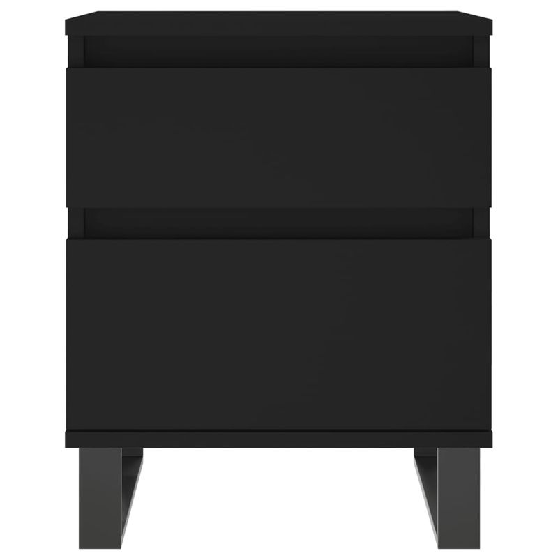 Casa si Gradina - Mobilier - Comode si corpuri - Noptiere - Noptiera, negru, 40x35x50 cm, lemn prelucrat - Infinity.ro
