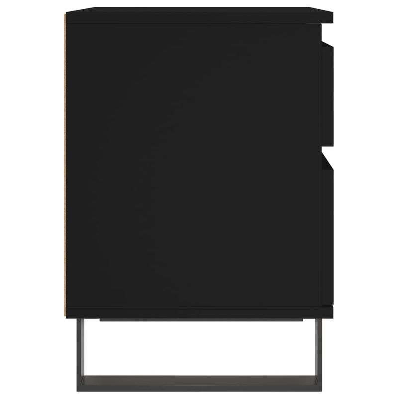 Casa si Gradina - Mobilier - Comode si corpuri - Noptiere - Noptiera, negru, 40x35x50 cm, lemn prelucrat - Infinity.ro