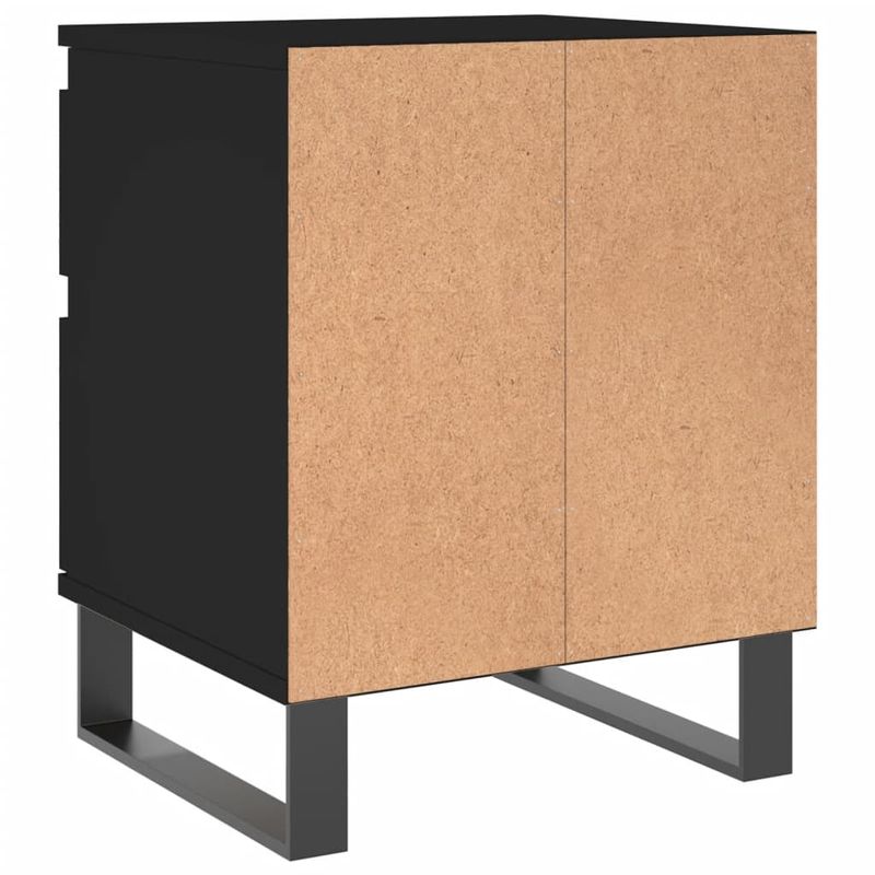 Casa si Gradina - Mobilier - Comode si corpuri - Noptiere - Noptiera, negru, 40x35x50 cm, lemn prelucrat - Infinity.ro