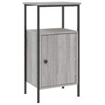 Casa si Gradina - Mobilier - Comode si corpuri - Noptiere - Noptiera, gri sonoma, 41x31x80 cm, lemn compozit - Infinity.ro