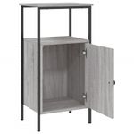 Casa si Gradina - Mobilier - Comode si corpuri - Noptiere - Noptiera, gri sonoma, 41x31x80 cm, lemn compozit - Infinity.ro