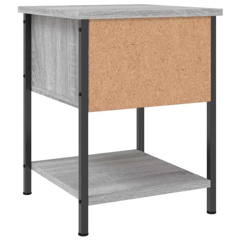 Casa si Gradina - Mobilier - Comode si corpuri - Noptiere - Noptiera, gri sonoma, 34x35,5x45 cm, lemn compozit - Infinity.ro