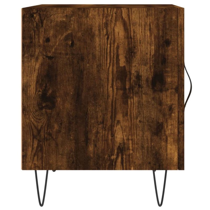Casa si Gradina - Mobilier - Comode si corpuri - Noptiere - Noptiere, 2 buc., stejar fumuriu, 40x40x50 cm, lemn compozit - Infinity.ro