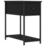 Casa si Gradina - Mobilier - Comode si corpuri - Noptiere - Noptiera, negru, 30x60x60 cm, lemn prelucrat - Infinity.ro