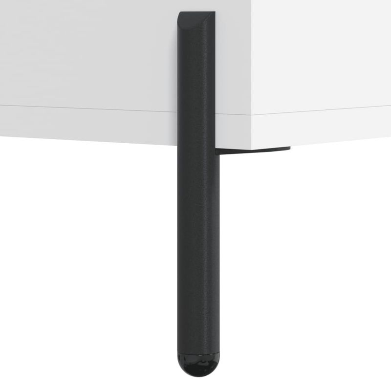 Casa si Gradina - Mobilier - Comode si corpuri - Noptiere - Noptiera, alb, 40x40x66 cm, lemn compozit - Infinity.ro