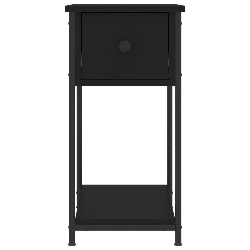 Casa si Gradina - Mobilier - Comode si corpuri - Noptiere - Noptiera, negru, 30x60x60 cm, lemn prelucrat - Infinity.ro