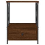 Casa si Gradina - Mobilier - Comode si corpuri - Noptiere - Noptiera, stejar maro, 50x41x65 cm, lemn compozit - Infinity.ro