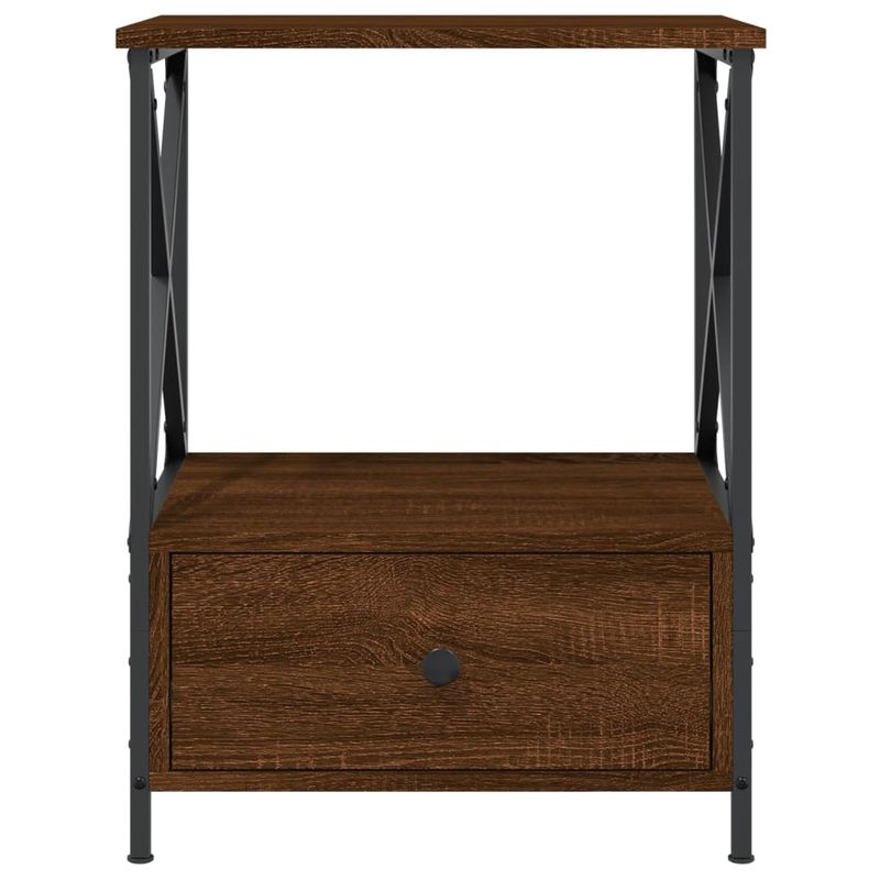 Casa si Gradina - Mobilier - Comode si corpuri - Noptiere - Noptiera, stejar maro, 50x41x65 cm, lemn compozit - Infinity.ro