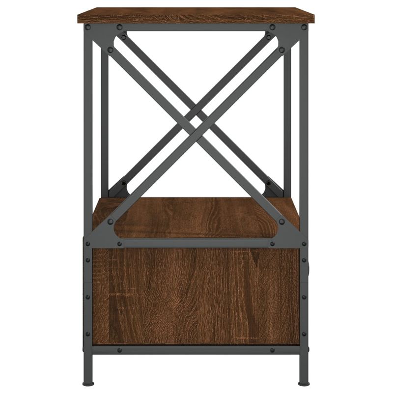 Casa si Gradina - Mobilier - Comode si corpuri - Noptiere - Noptiera, stejar maro, 50x41x65 cm, lemn compozit - Infinity.ro
