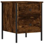 Casa si Gradina - Mobilier - Comode si corpuri - Noptiere - Noptiere, 2 buc., stejar fumuriu, 40x42x50 cm, lemn compozit - Infinity.ro