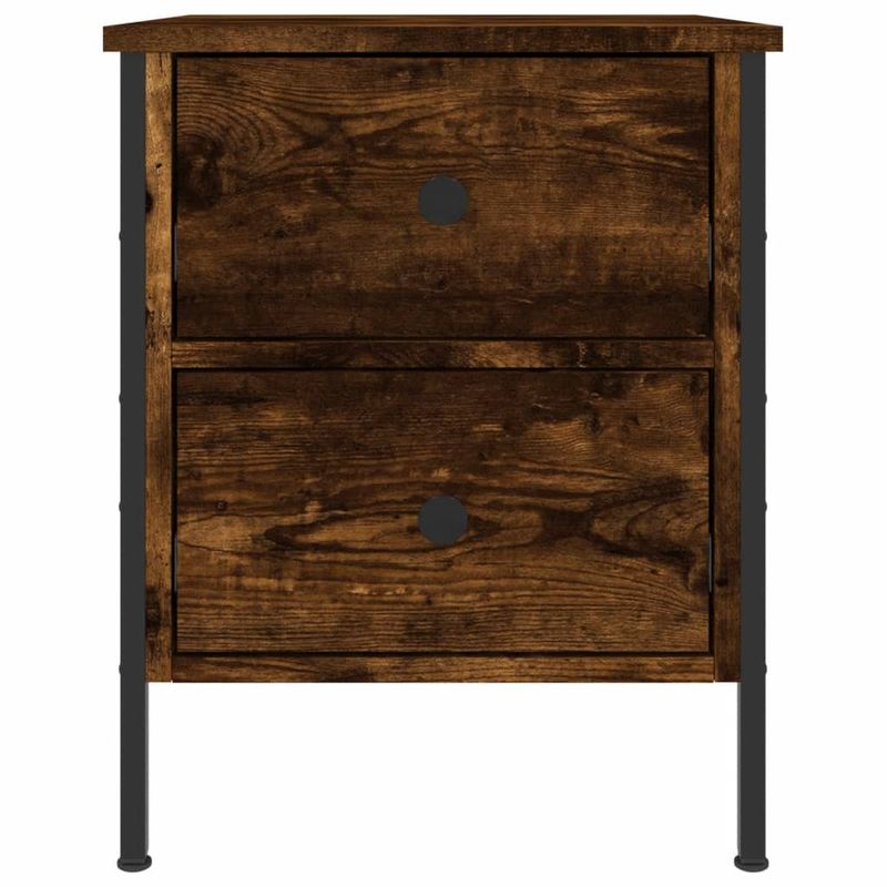 Casa si Gradina - Mobilier - Comode si corpuri - Noptiere - Noptiere, 2 buc., stejar fumuriu, 40x42x50 cm, lemn compozit - Infinity.ro