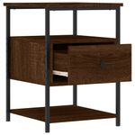 Casa si Gradina - Mobilier - Comode si corpuri - Noptiere - Noptiere, 2 buc., stejar maro, 40x42x56 cm, lemn compozit - Infinity.ro