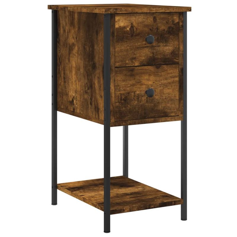 Casa si Gradina - Mobilier - Comode si corpuri - Noptiere - Noptiere, 2 buc., stejar fumuriu, 32x42x70 cm, lemn compozit - Infinity.ro