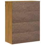 Casa si Gradina - Mobilier - Comode si corpuri - Comode - Blat pentru dulap inalt cu usi din sticla „FLAM” lemn masiv pin - Infinity.ro