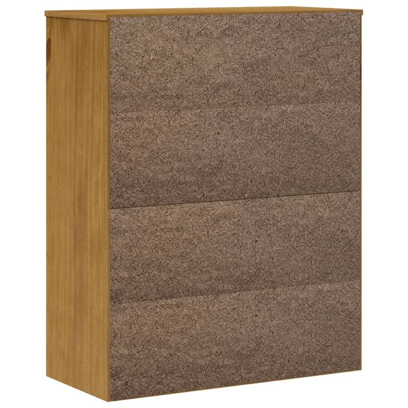 Casa si Gradina - Mobilier - Comode si corpuri - Comode - Blat pentru dulap inalt cu usi din sticla „FLAM” lemn masiv pin - Infinity.ro