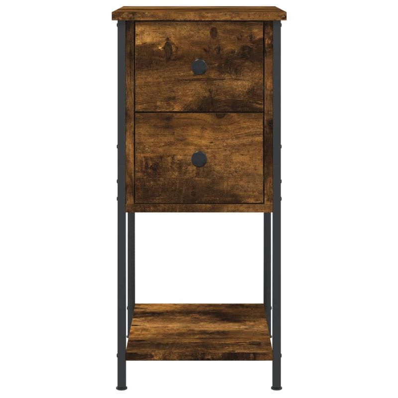 Casa si Gradina - Mobilier - Comode si corpuri - Noptiere - Noptiere, 2 buc., stejar fumuriu, 32x42x70 cm, lemn compozit - Infinity.ro