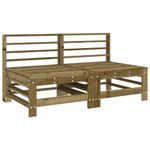 Casa si Gradina - Gradina si terasa - Mobilier exterior - Seturi mobila gradina - Set mobilier relaxare de gradina, 4 piese, lemn de pin tratat - Infinity.ro