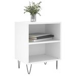 Casa si Gradina - Mobilier - Comode si corpuri - Noptiere - Noptiere, 2 buc, alb, 40x30x50 cm, lemn compozit - Infinity.ro
