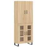Casa si Gradina - Mobilier - Comode si corpuri - Comode - Dulap inalt, stejar sonoma, 69,5x34x180 cm, lemn compozit - Infinity.ro