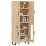 Casa si Gradina - Mobilier - Comode si corpuri - Comode - Dulap inalt, stejar sonoma, 69,5x34x180 cm, lemn compozit - Infinity.ro