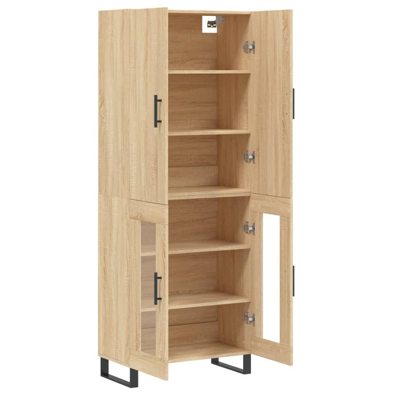 Casa si Gradina - Mobilier - Comode si corpuri - Comode - Dulap inalt, stejar sonoma, 69,5x34x180 cm, lemn compozit - Infinity.ro