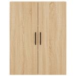 Casa si Gradina - Mobilier - Comode si corpuri - Comode - Dulap inalt, stejar sonoma, 69,5x34x180 cm, lemn compozit - Infinity.ro