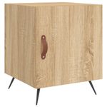 Casa si Gradina - Mobilier - Comode si corpuri - Noptiere - Noptiera, stejar sonoma, 40x40x50 cm, lemn compozit - Infinity.ro