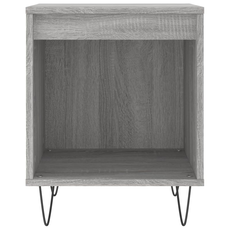 Casa si Gradina - Mobilier - Comode si corpuri - Noptiere - Noptiere, 2 buc., gri sonoma, 40x35x50 cm, lemn compozit - Infinity.ro