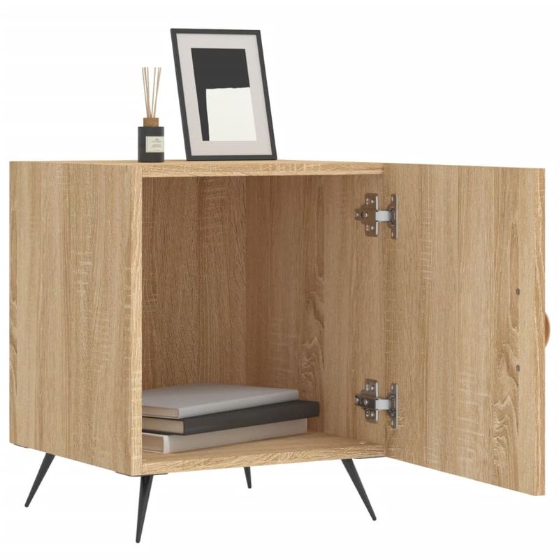 Casa si Gradina - Mobilier - Comode si corpuri - Noptiere - Noptiera, stejar sonoma, 40x40x50 cm, lemn compozit - Infinity.ro