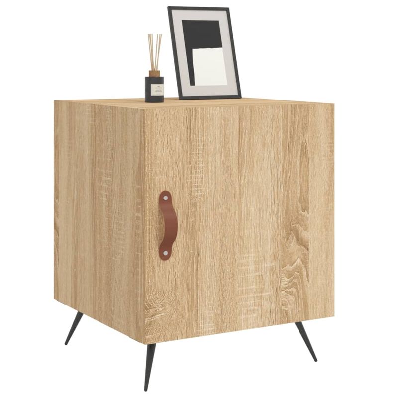 Casa si Gradina - Mobilier - Comode si corpuri - Noptiere - Noptiera, stejar sonoma, 40x40x50 cm, lemn compozit - Infinity.ro