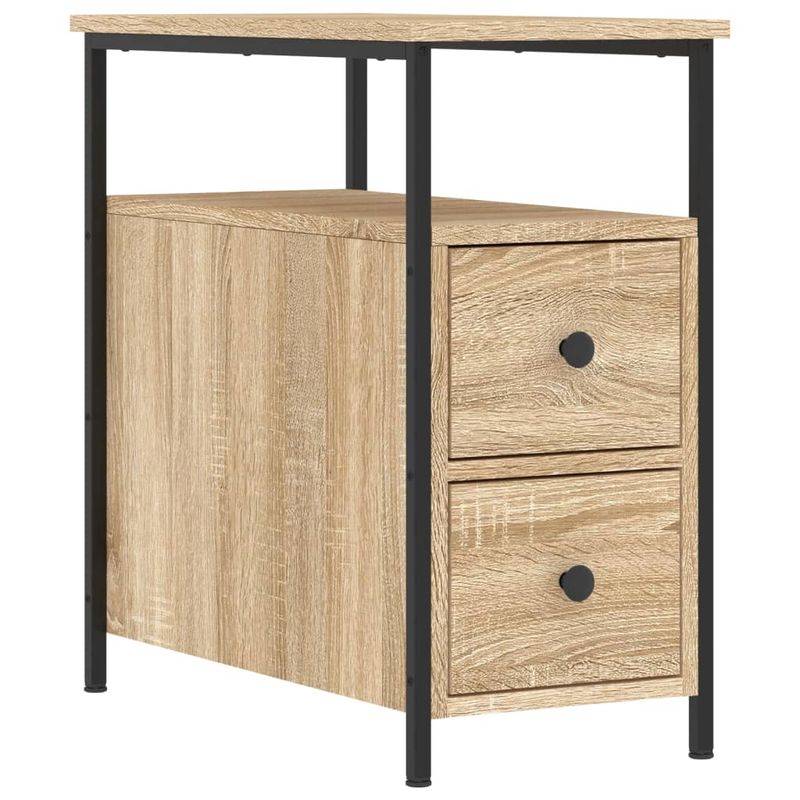 Casa si Gradina - Mobilier - Comode si corpuri - Noptiere - Noptiere, 2 buc., stejar sonoma, 30x60x60 cm, lemn prelucrat - Infinity.ro