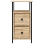 Casa si Gradina - Mobilier - Comode si corpuri - Noptiere - Noptiere, 2 buc., stejar sonoma, 30x60x60 cm, lemn prelucrat - Infinity.ro