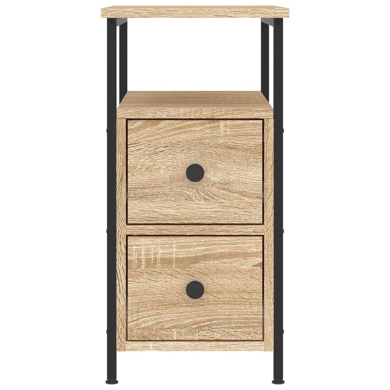 Casa si Gradina - Mobilier - Comode si corpuri - Noptiere - Noptiere, 2 buc., stejar sonoma, 30x60x60 cm, lemn prelucrat - Infinity.ro