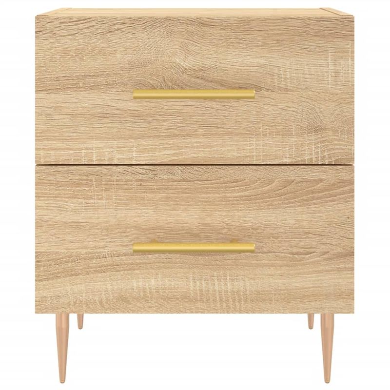 Casa si Gradina - Mobilier - Comode si corpuri - Noptiere - Noptiera, stejar sonoma, 40x35x47,5 cm, lemn compozit - Infinity.ro