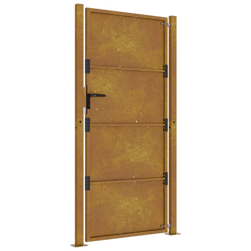 Casa si Gradina - Constructii - Usi interior, exterior si garaj - Usi garaj - Poarta de gradina, 105x205 cm, otel corten - Infinity.ro