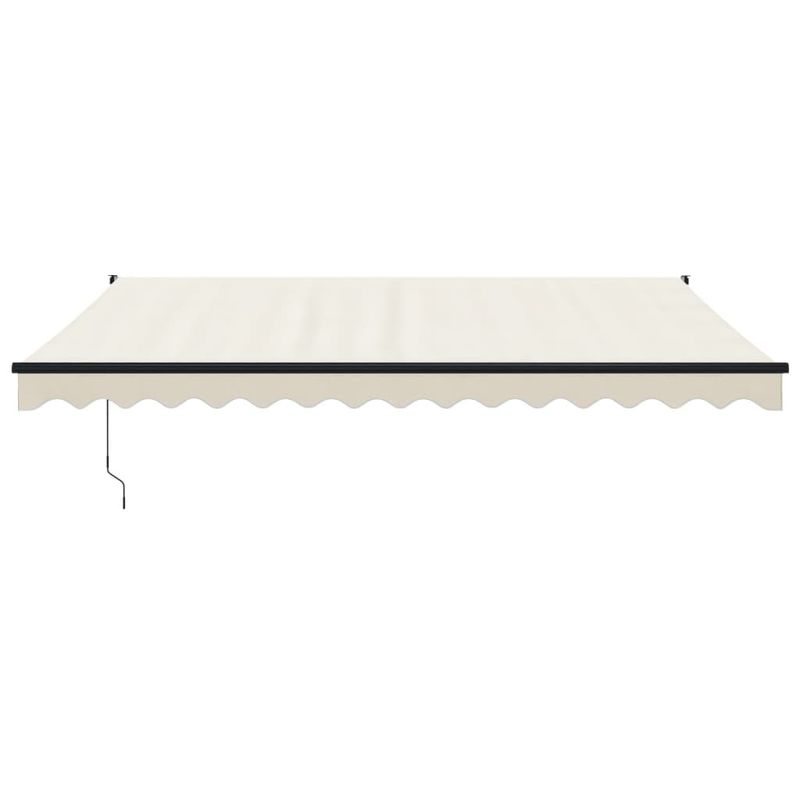 Casa si Gradina - Gradina si terasa - Umbrele si pavilioane - Umbrele - Copertina retractabila automata, crem (cadru antracit), 4,5x3 m - Infinity.ro