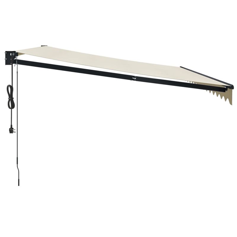 Casa si Gradina - Gradina si terasa - Umbrele si pavilioane - Umbrele - Copertina retractabila automata, crem (cadru antracit), 4,5x3 m - Infinity.ro