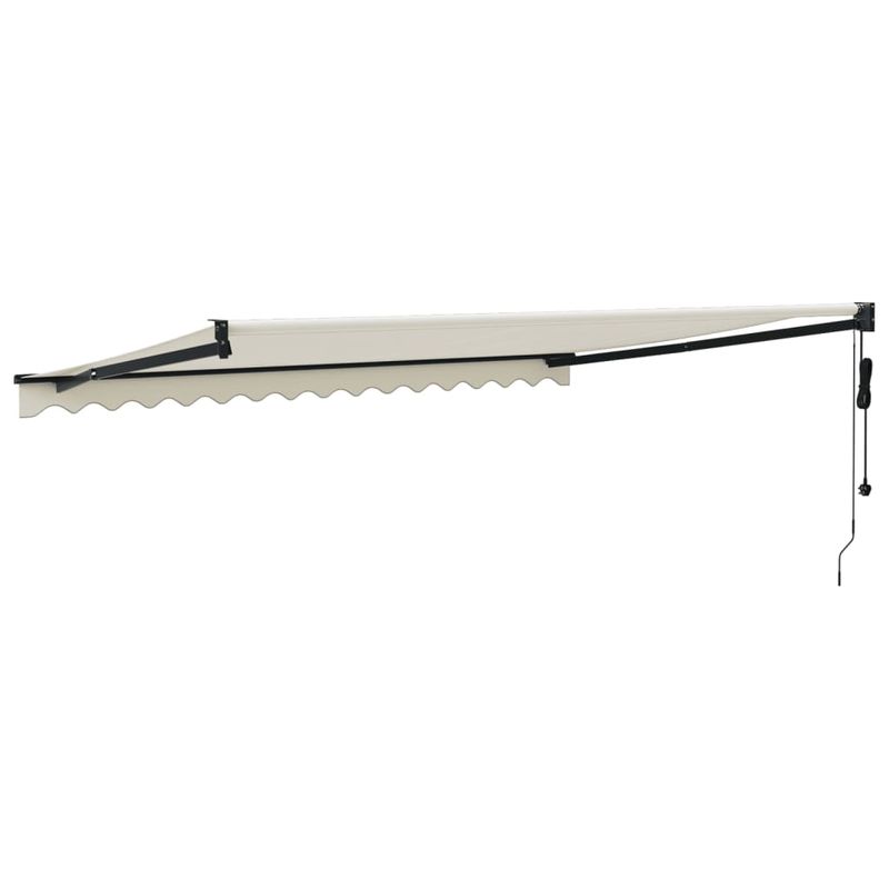 Casa si Gradina - Gradina si terasa - Umbrele si pavilioane - Umbrele - Copertina retractabila automata, crem (cadru antracit), 4,5x3 m - Infinity.ro