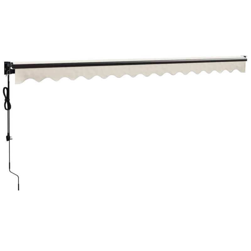 Casa si Gradina - Gradina si terasa - Umbrele si pavilioane - Umbrele - Copertina retractabila automata, crem (cadru antracit), 4,5x3 m - Infinity.ro